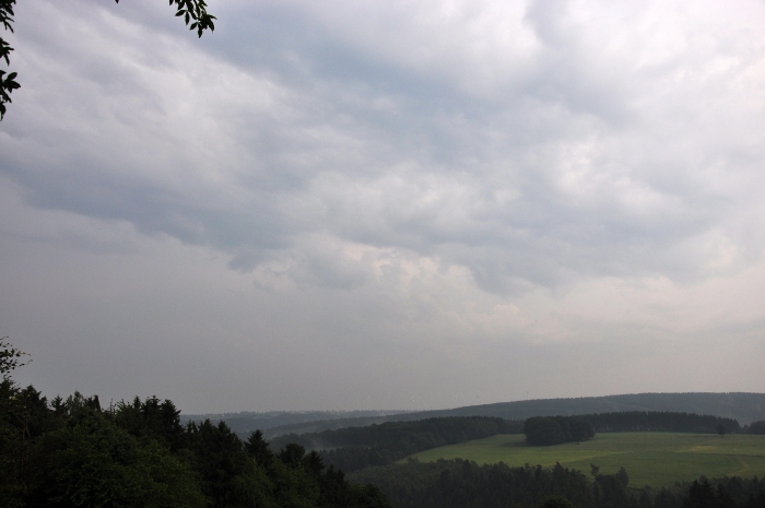 Schwere Gewitter über der Eifel am 03.07.2010