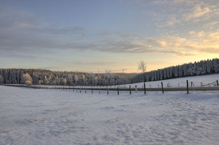Traumhafter Wintertag am 4. Januar in der Noreifel