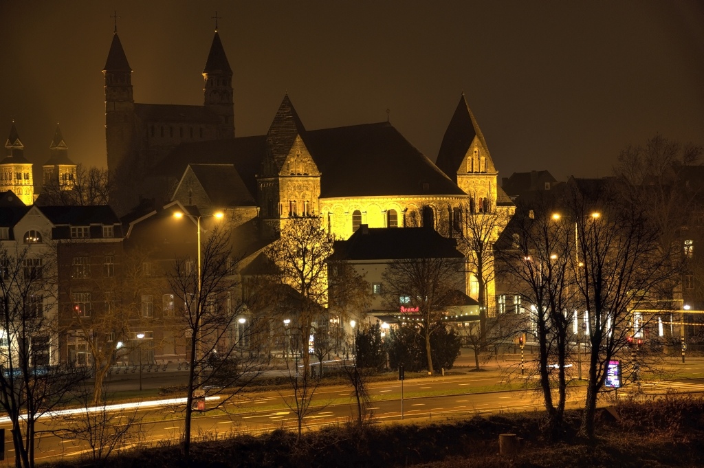 Nachtaufnahmen in Maastricht (NL) am 29.01.2011